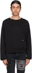 mastermind JAPAN Black C2H4 Edition Accent Pin Logo Sweatshirt