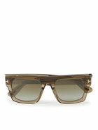 TOM FORD - Fausto Square-Frame Acetate Sunglasses