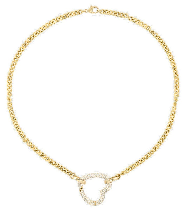 Photo: Robinson Pelham Identity 18kt gold necklace and pendant set with diamonds