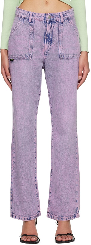 Photo: AVAVAV SSENSE Exclusive Purple Jeans