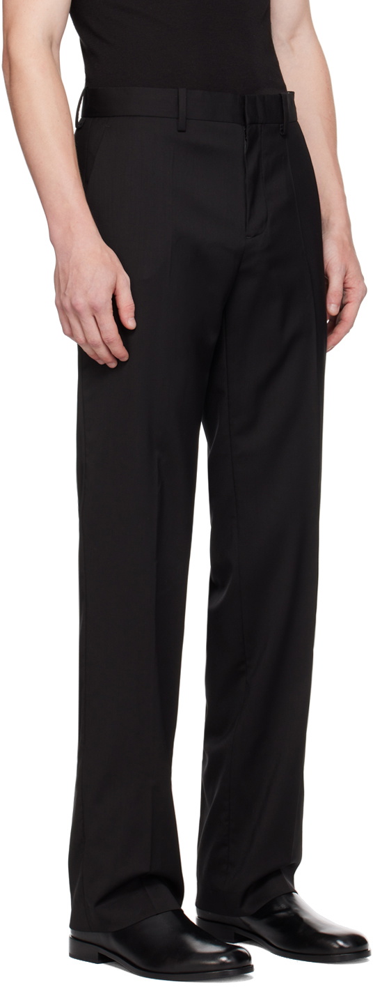 Helmut Lang Black Car Trousers