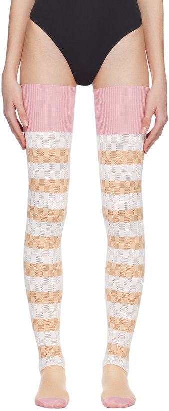 Photo: ANDREJ GRONAU SSENSE Exclusive White & Beige Socks