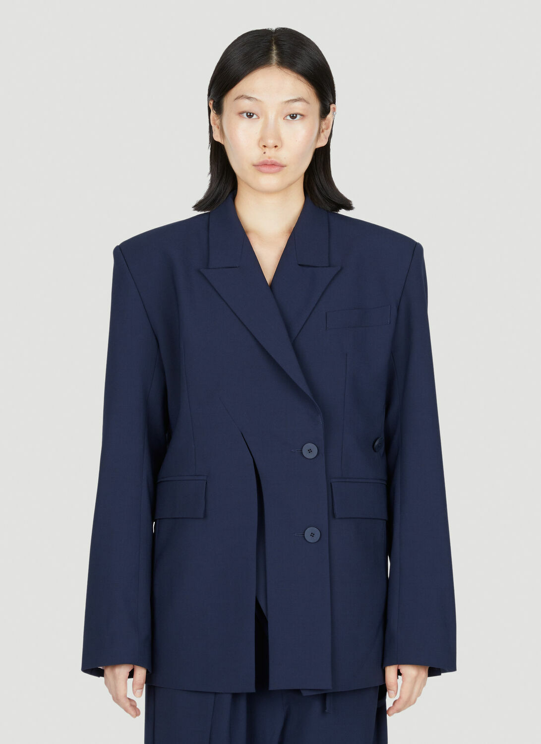 Ottolinger Signature Split Double-Breasted Blazer