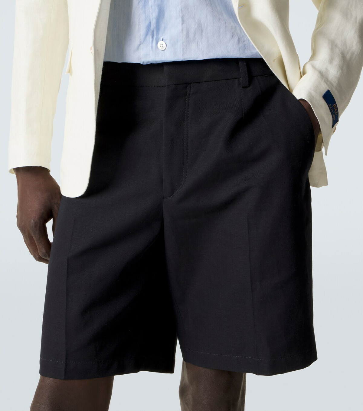 Zegna Cotton and linen shorts