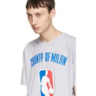 Marcelo Burlon County of Milan Grey NBA T-Shirt