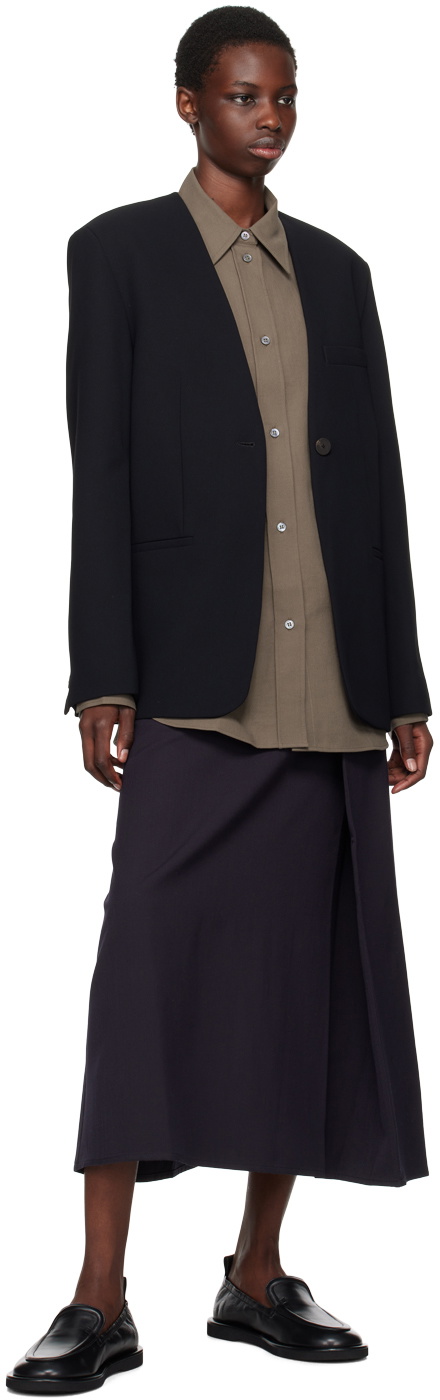 Joyce Oversize Blazer with 3D Flower Detail main image 1