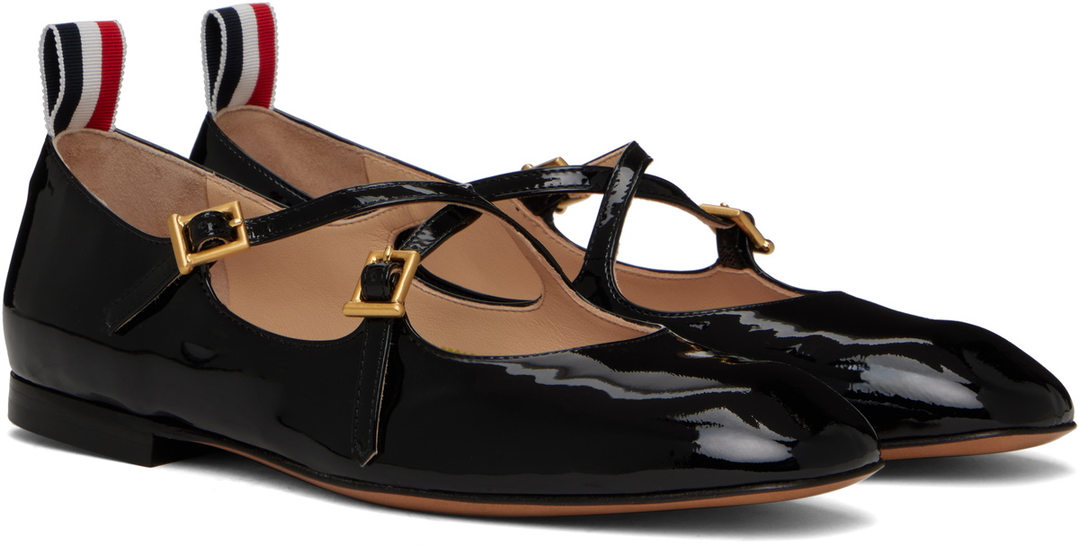 Thom Browne Black Thom John Ballerina Flats