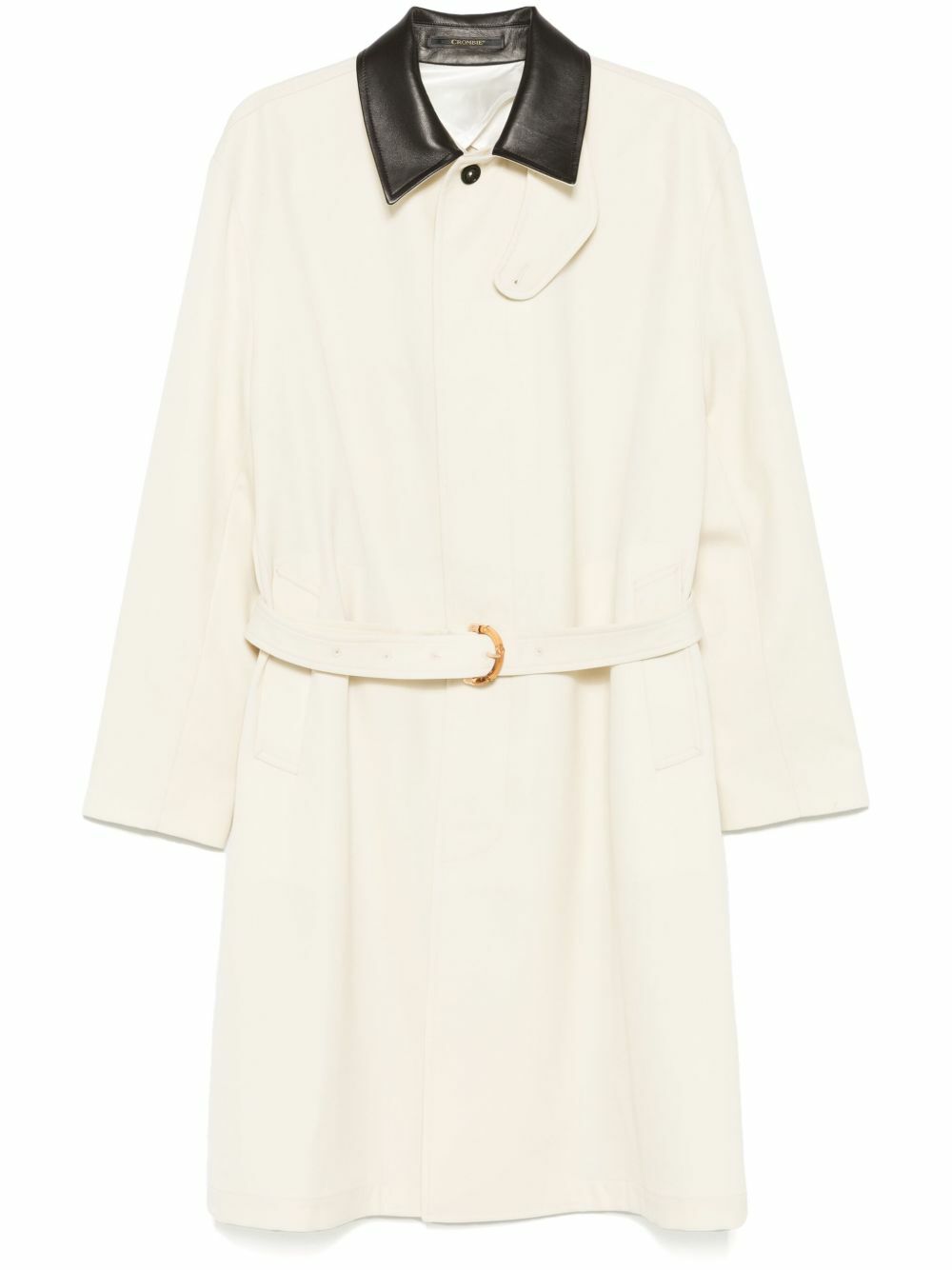 Wales Bonner White The Noon Crombie Car Coat