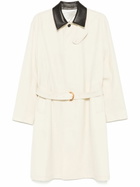 Wales Bonner White The Noon Crombie Car Coat