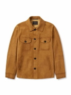 Incotex - Montedoro Suede Overshirt - Brown