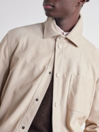 Slowear - Montedoro Suede Overshirt - Neutrals