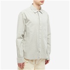 MHL by Margaret Howell Men's Overall Shirt in Pale Green/Green Check