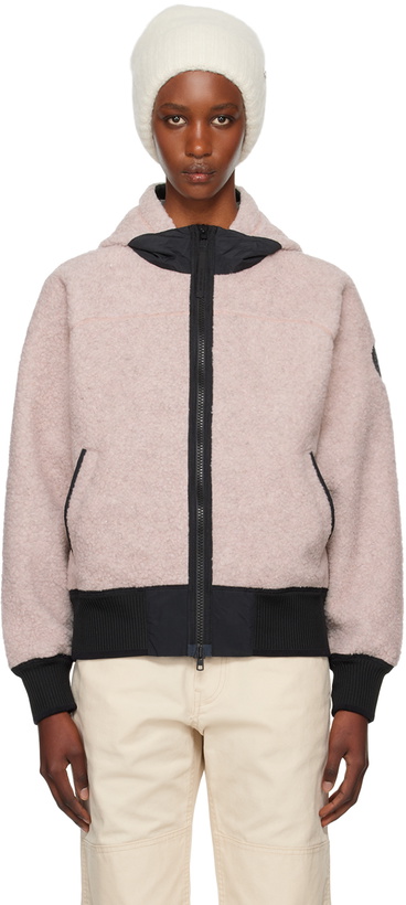 Photo: Canada Goose Pink 'Black Label' Simcoe Hoodie