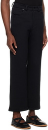 FORMA Black Embroidered Sweatpants