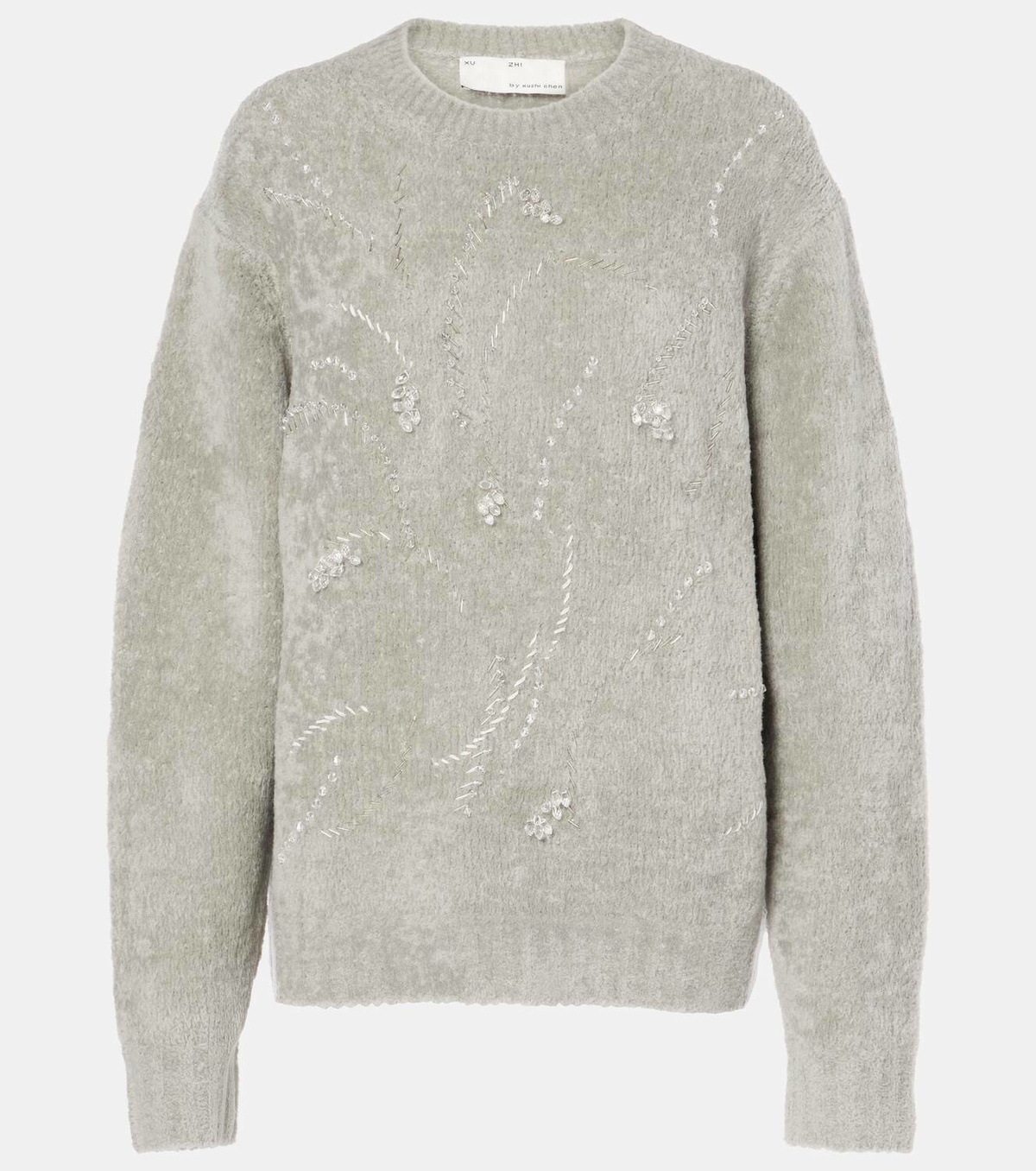 Xu Zhi Embellished wool-blend sweater