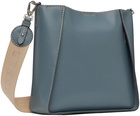 Stella McCartney Blue Logo Shoulder Bag