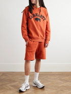 Carhartt WIP - Locker Sweat Logo-Embroidered Cotton-Blend Jersey Sweatshirt - Orange