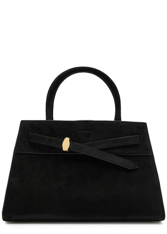 Photo: Veronica Beard Dash Suede top Handle bag - Black - One Size