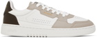 Axel Arigato White & Brown Dice Lo Sneakers