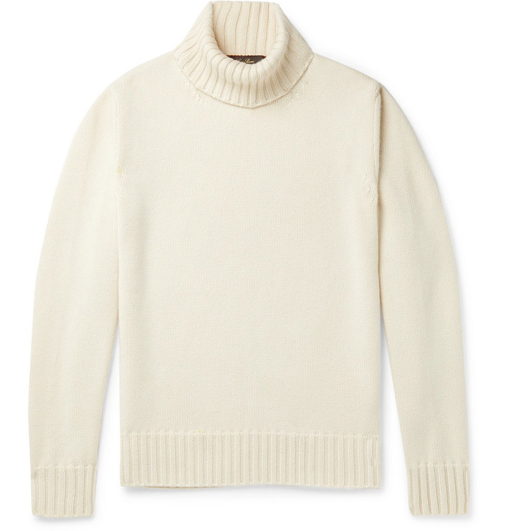 Photo: Loro Piana - Cashmere Rollneck Sweater - Neutrals