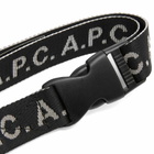 A.P.C. Men's Nylon Dog Collar in Black