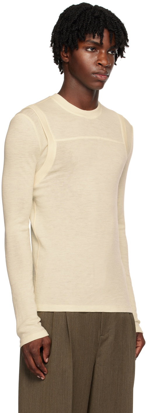 Maiden Name Off-White Evan Long Sleeve T-Shirt