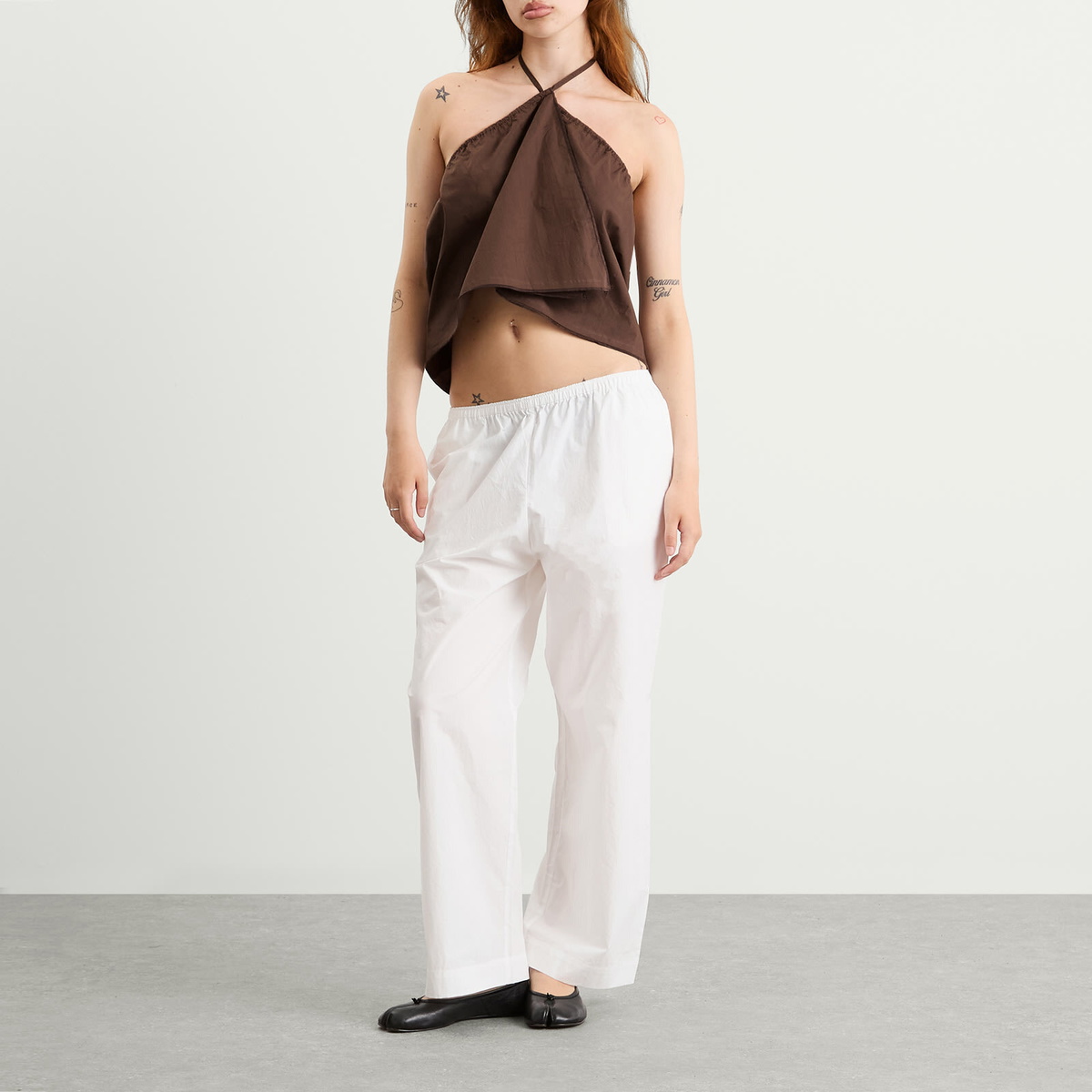 Deiji Studios Women's Napkin Top in Chocolate