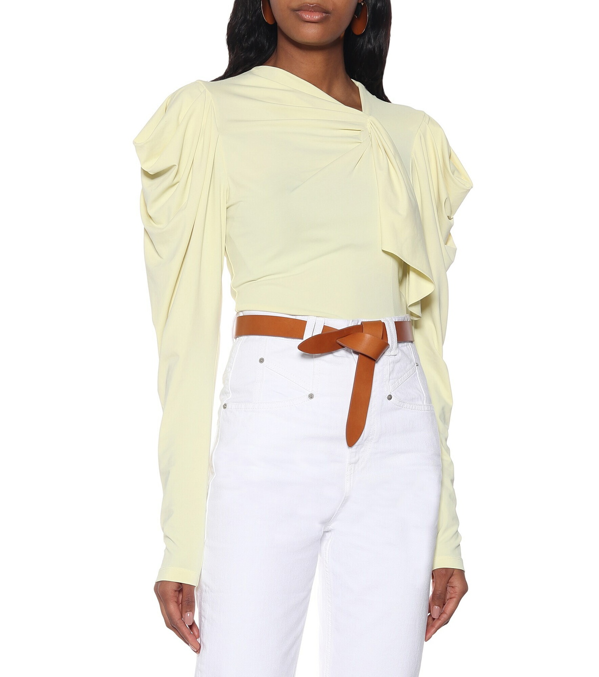isabel marant lecce leather belt