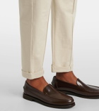 Brunello Cucinelli Cotton jersey cropped sweatpants
