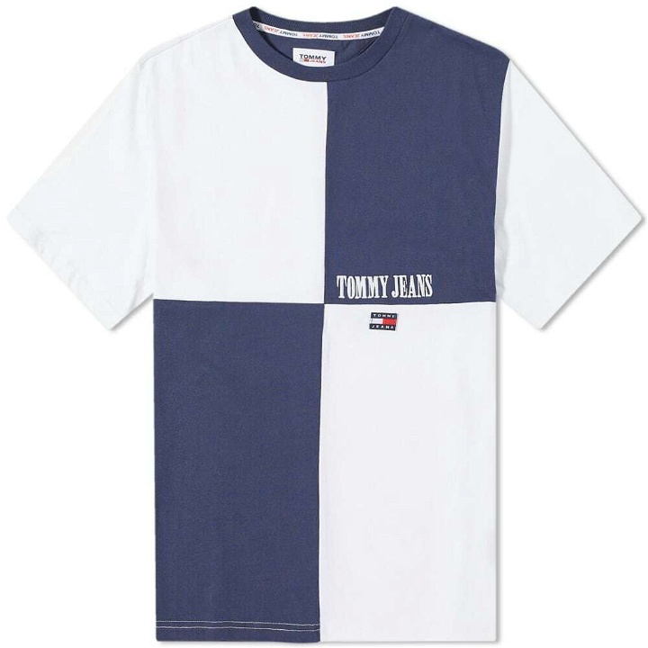 Photo: Tommy Jeans Men's Archive Block T-Shirt in Twilight Navy