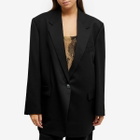 Low Classic Women's Ovesized Wool Blazer Jacket in Black