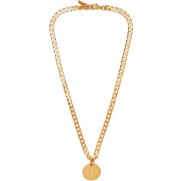 Photo: Off-White - Gold-Tone Necklace - Gold