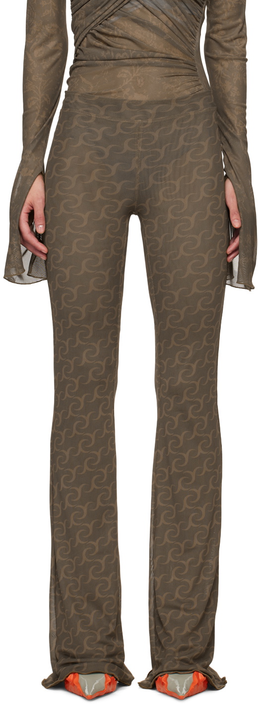 Jade Cropper Khaki Reversible Trousers