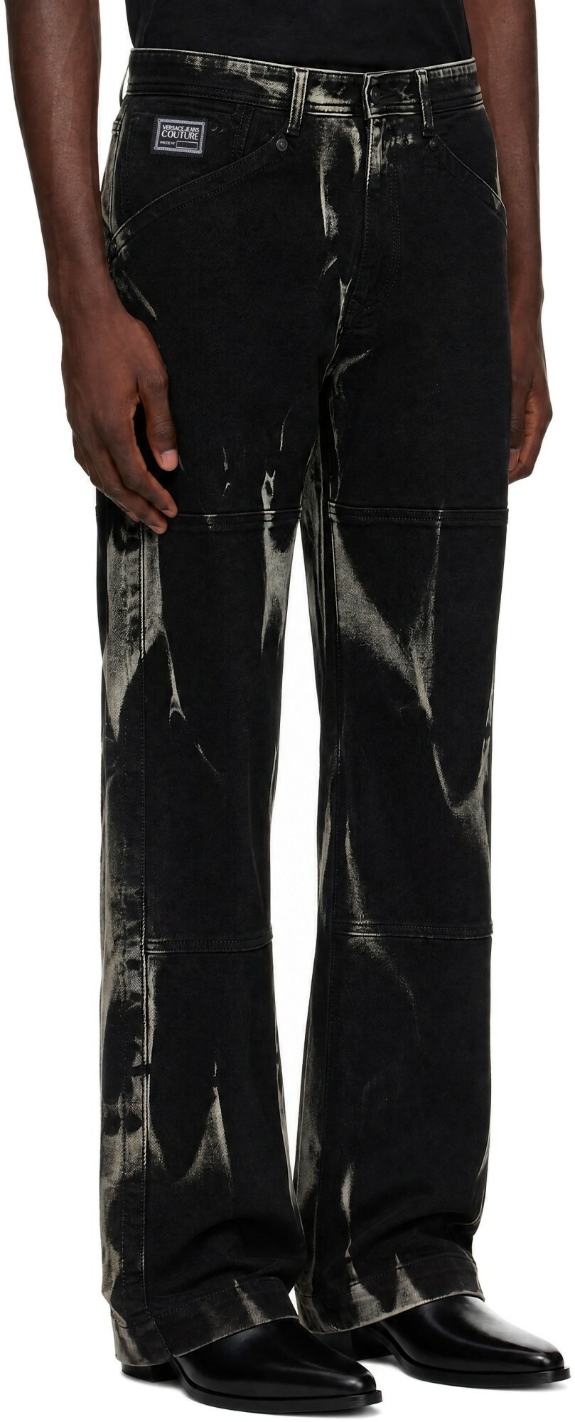 Versace Jeans Couture Black Five-Pocket Jeans