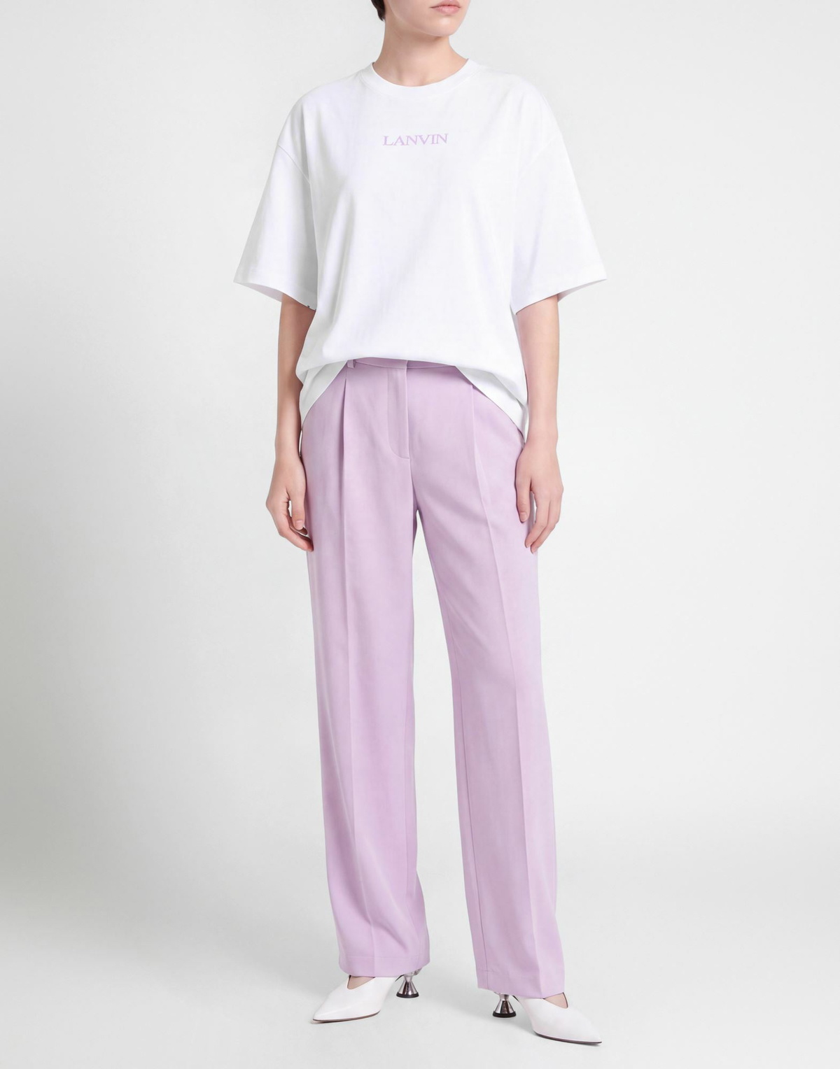 Lanvin Womens T-shirt in White