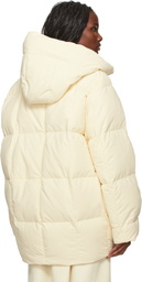 Jil Sander Off-White Quilted Down Jacket
