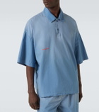 JW Anderson Logo embroidered oversized polo shirt