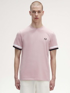 Fred Perry T Shirt Pink   Mens