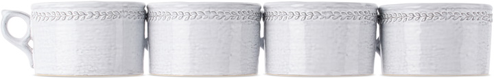 Photo: Soho Home White Hillcrest Mug Set, 4 pcs