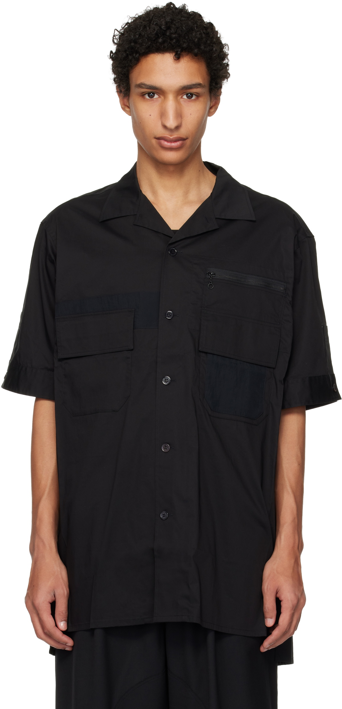 Y-3 Black UT Short Sleeve Shirt