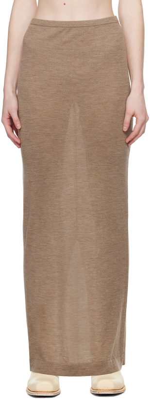 Photo: ÉTERNE Taupe Emma Maxi Skirt