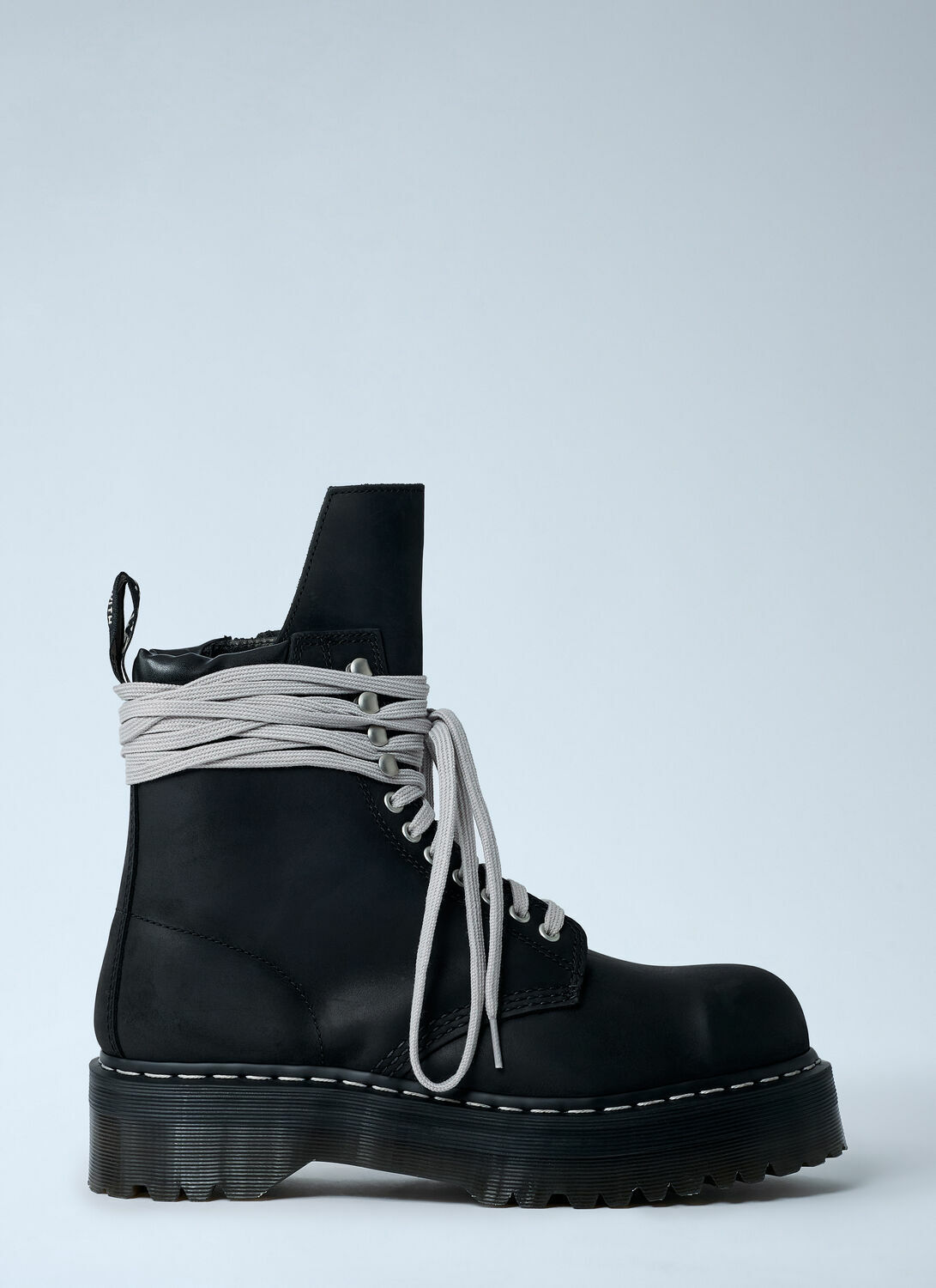 Rick Owens x Dr. Martens Quad Sole Steel Toe Boots