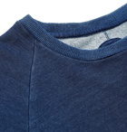 Blue Blue Japan - Indigo-Dyed Loopback Cotton-Jersey Sweatshirt - Blue