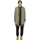 N.Hoolywood Green Nylon Coat