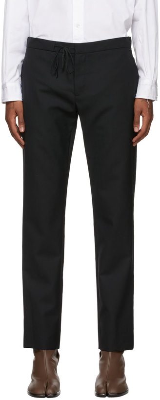 Photo: Maison Margiela Black Wool Trousers