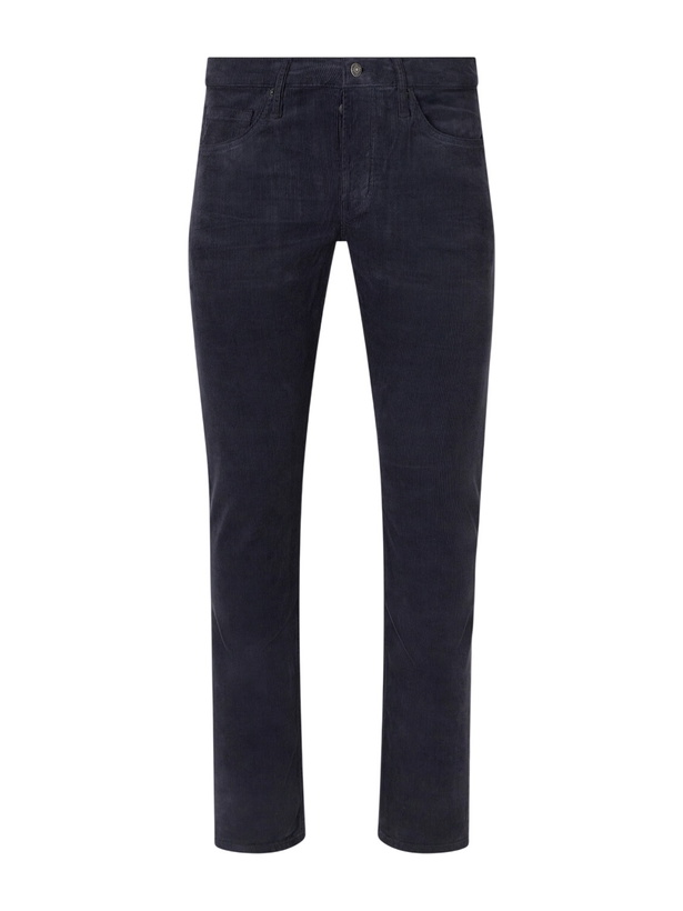 Photo: TOM FORD - Slim-Fit Cotton-Blend Corduroy Trousers - Black