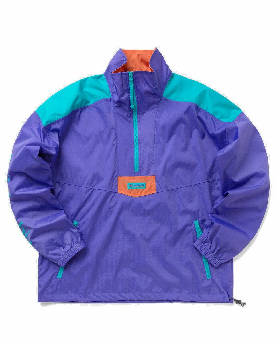 Photo: Columbia Riptide Anorak Purple - Mens - Half Zips|Track Jackets