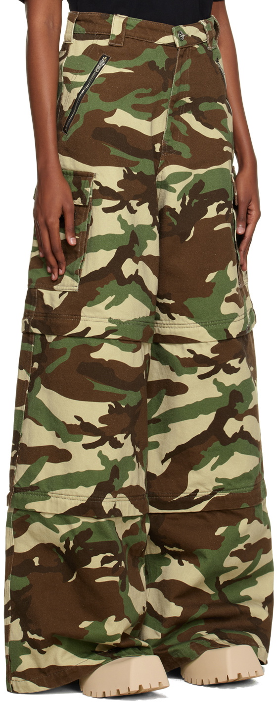 Vetements Transformer Cargo Trousers - Camouflage