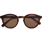 Sun Buddies - Zinedine Round-Frame Acetate Sunglasses - Brown