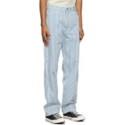 Levis Blue Striped Stay Loose Carpenter Trousers